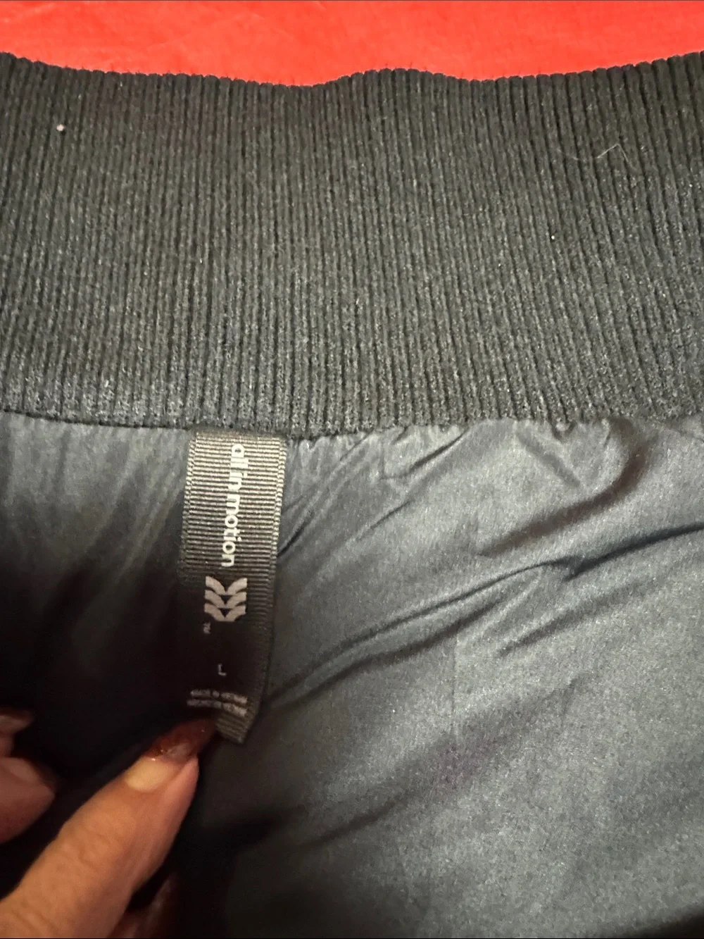 All in motion NWT L Black Quilted Cable-Knit Puffer WARMEST WINTER COAT